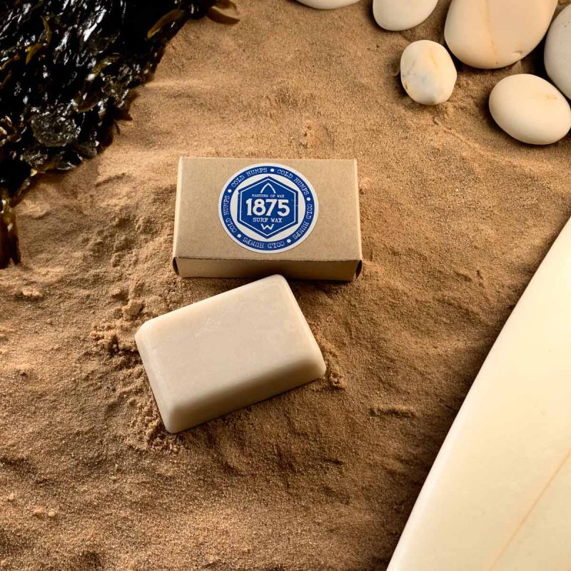 1875 Sports Waxes Surf Wax Cold Humps Top View Lifestyle