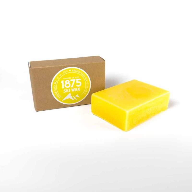 1875 Sports Waxes Medium Hard Ski Wax - Wax and Box