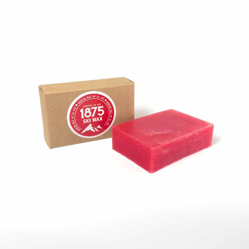 1875 Sports Waxes Medium Ski Wax - Wax and Box